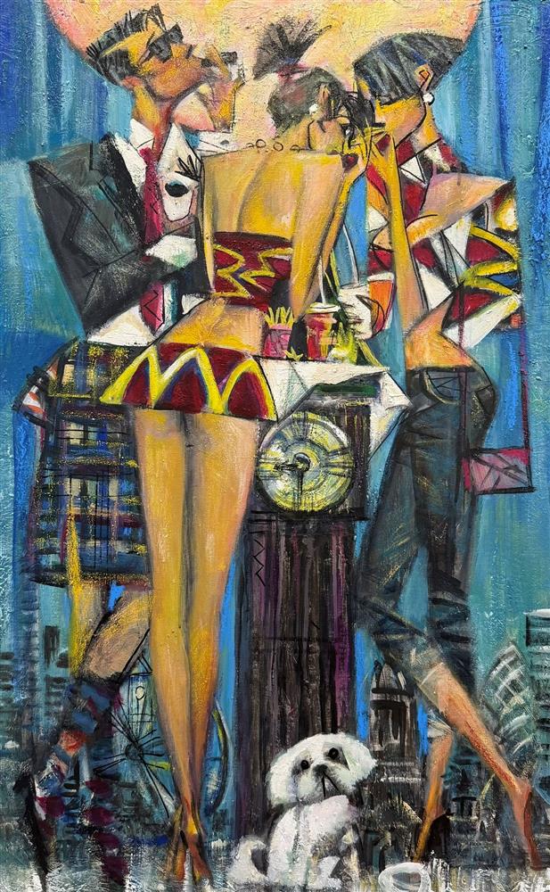 Andrei Protsouk - 'English Breakfast' - Framed Original Artwork