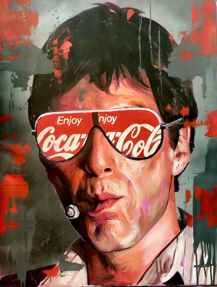 Zinsky - 'Enjoy!' - Framed Original Artwork