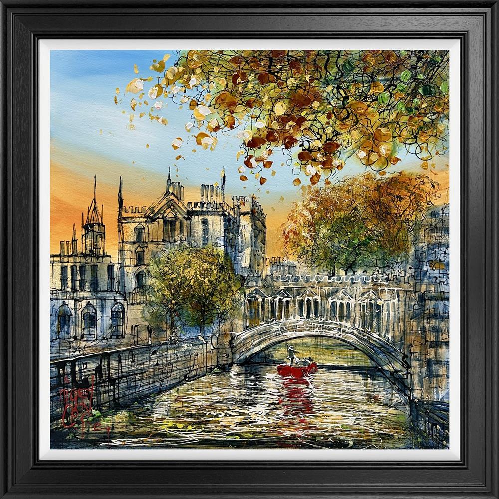 Nigel Cooke - 'Enjoying Cambridge Life' - Framed Original Artwork