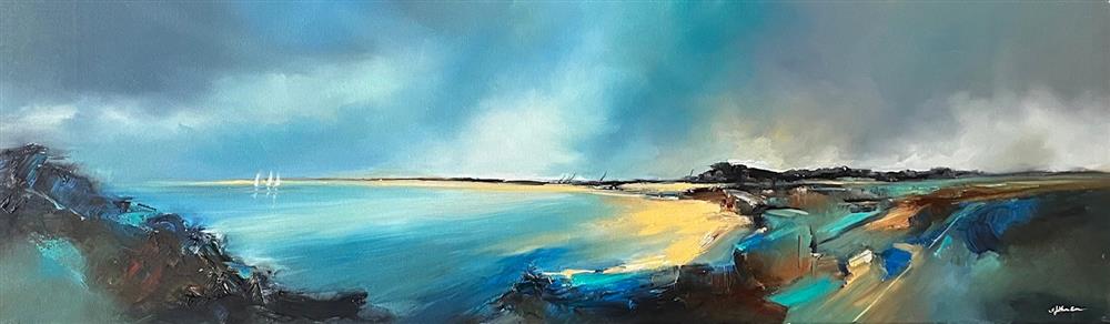 Alison Johnson - 'Escape It All I' - Framed Original Artwork