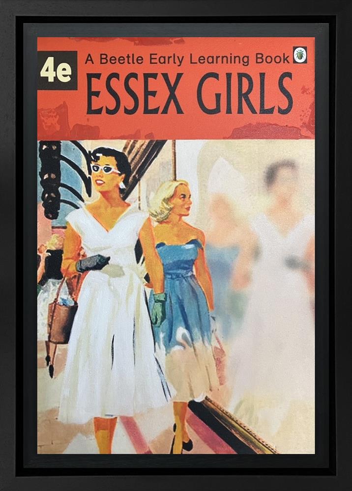 Linda Charles - 'Essex Girls' - The Beetle Early Learning Book - Framed Original Artwork