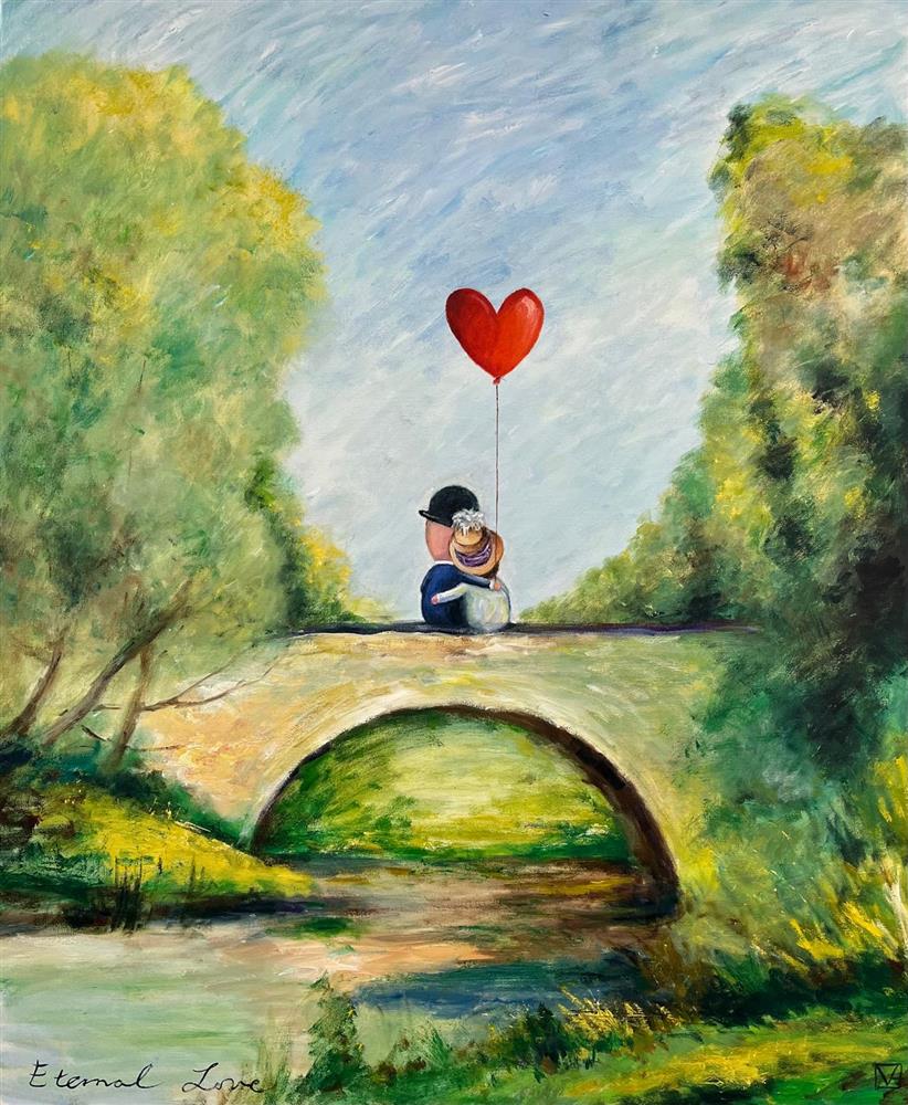 Michael Abrams - 'Eternal Love' - Framed Original Art