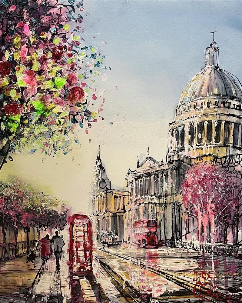 Nigel Cooke - 'Evening At St Paul's' - Framed Original Artwork