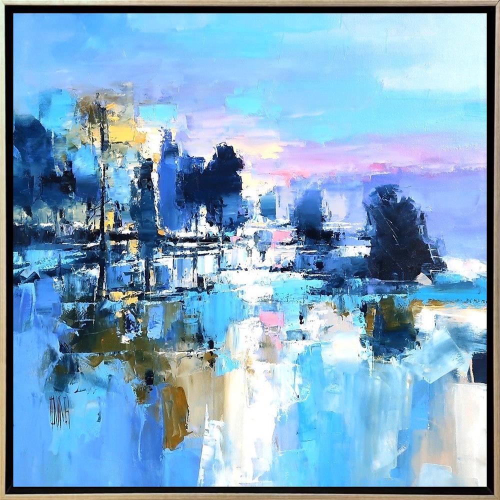 Hervé Lenouvel  'Evening Falling On The Trees' - Framed Original Artwork