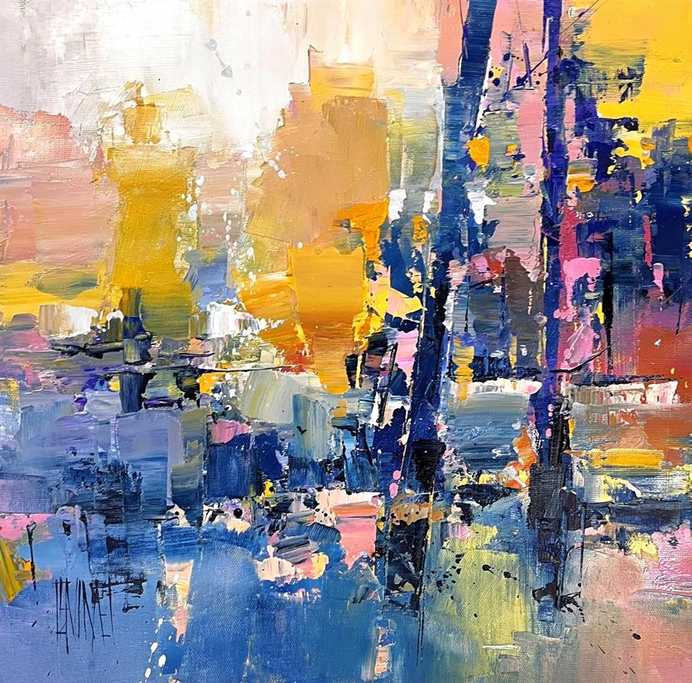 Hervé Lenouvel  'Evening Reflection' - Framed Original Artwork