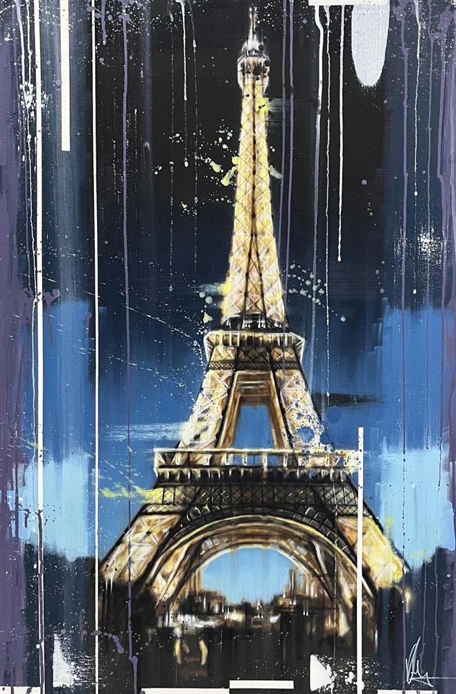 Kris Hardy - 'Evenings In Paris' - Framed Original Artwork