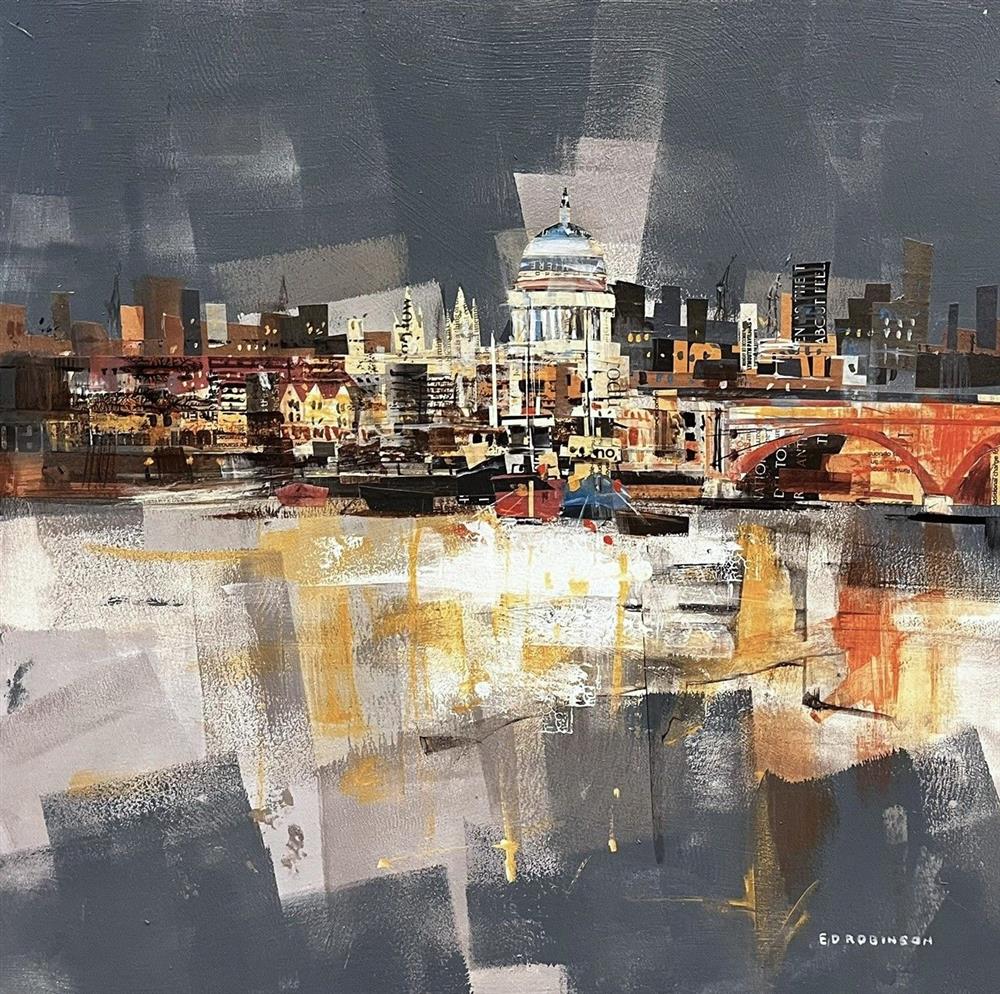 Ed Robinson - 'Evenings At St Paul's'  - Framed Original Artwork