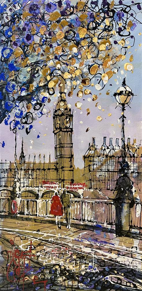 Nigel Cooke - 'Eyes On Parliament Square' - Framed Original Artwork