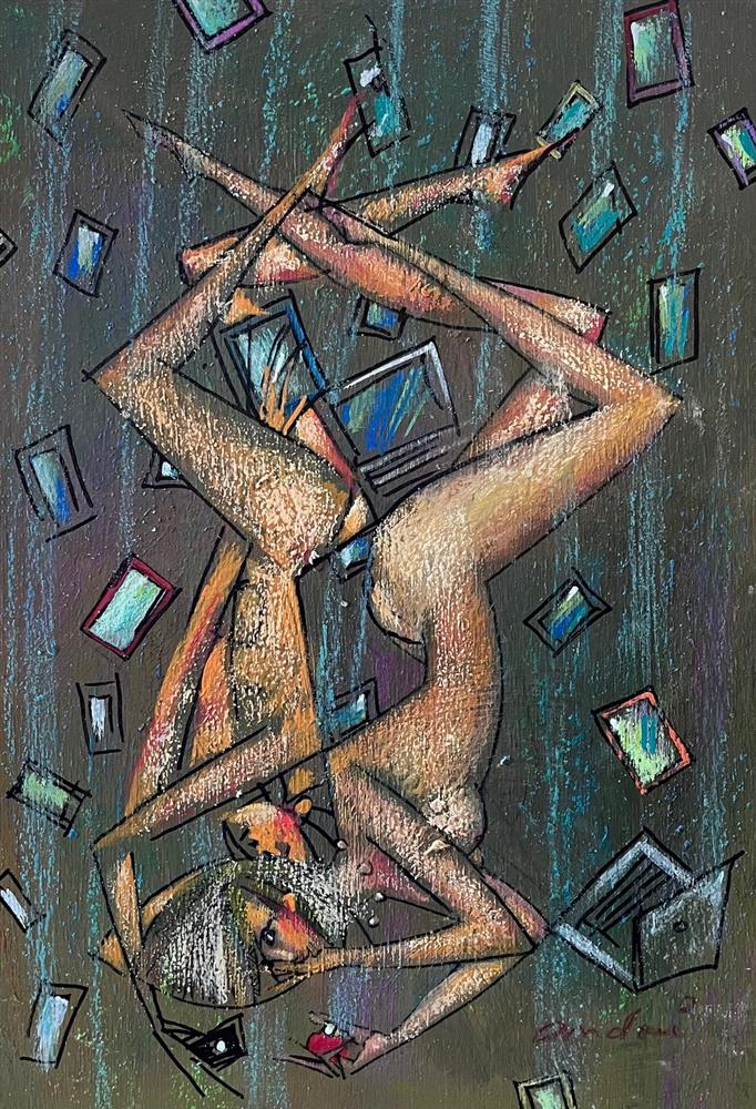 Andrei Protsouk - 'Fallen Apple' - Framed Original Artwork