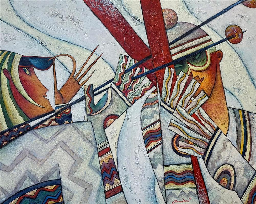 Andrei Protsouk - 'Falling In Love' - Framed Original Artwork