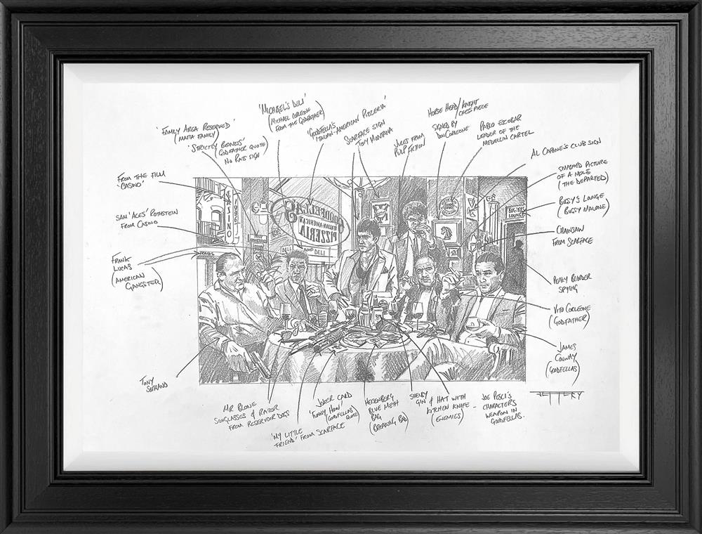 Ben Jeffery - 'Family Gathering' - Framed Original Study