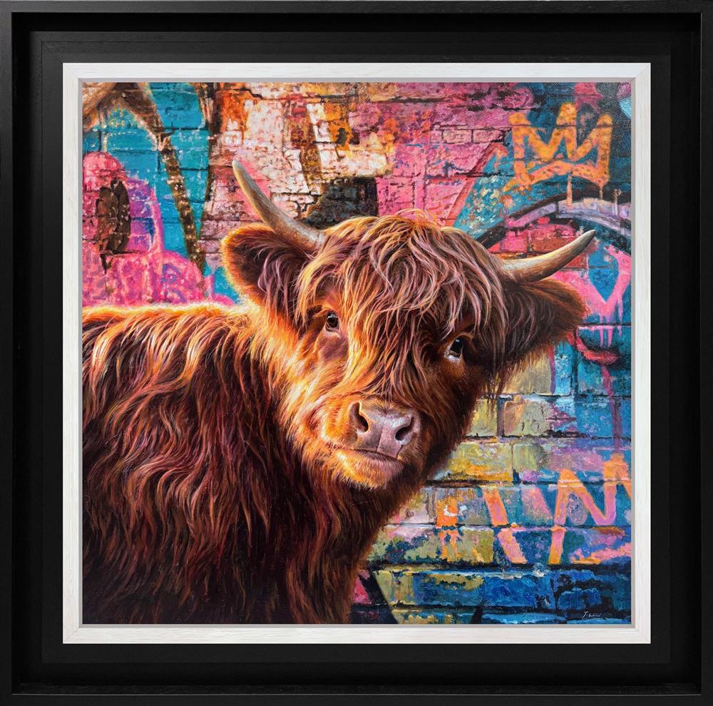 Jack Wild - 'Far From The Highlands' - Framed Original Artwork