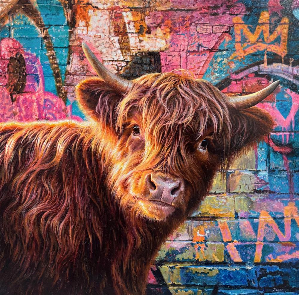 Jack Wild - 'Far From The Highlands' - Framed Original Artwork