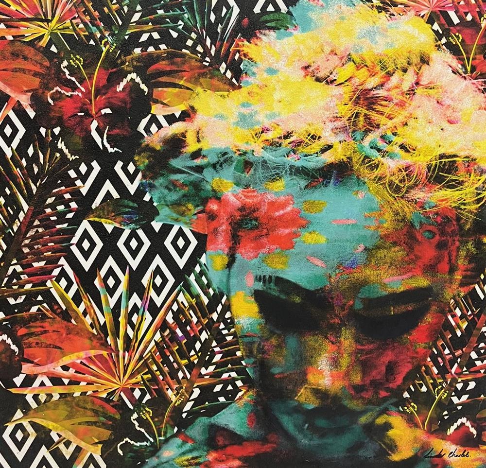 Linda Charles - 'Fashion Jungle VII' - Framed Original Artwork