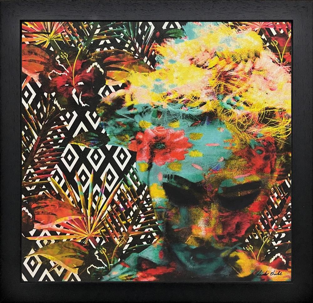 Linda Charles - 'Fashion Jungle VII' - Framed Original Artwork