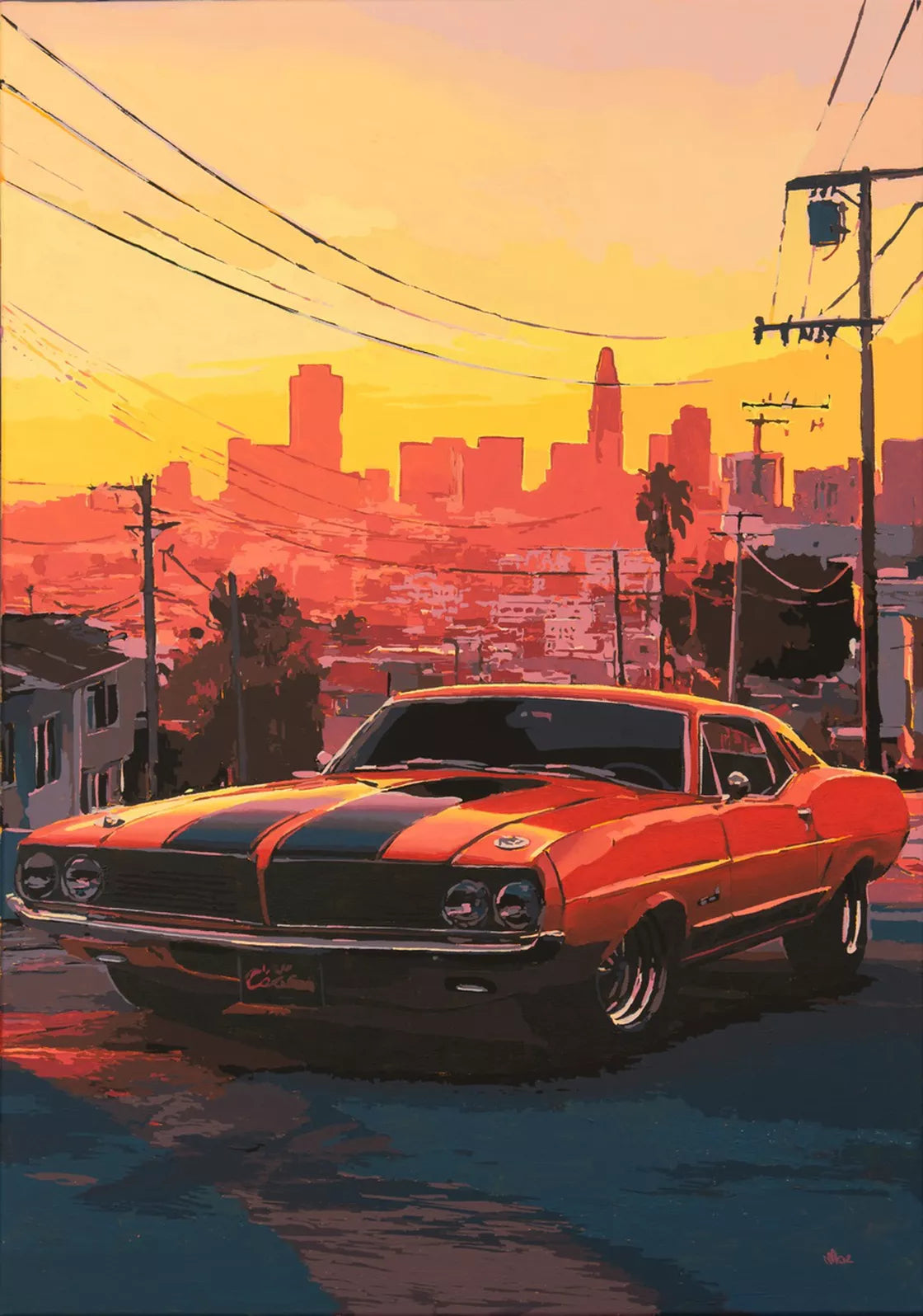 Marco Barberio - 'Fast Car 2 - 2024' - Original Art