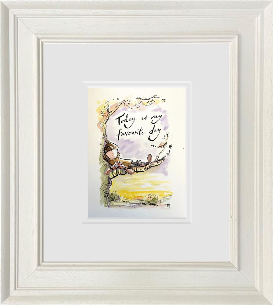 Michael Abrams - 'Favourite Day - Sketch' - Framed Original Art