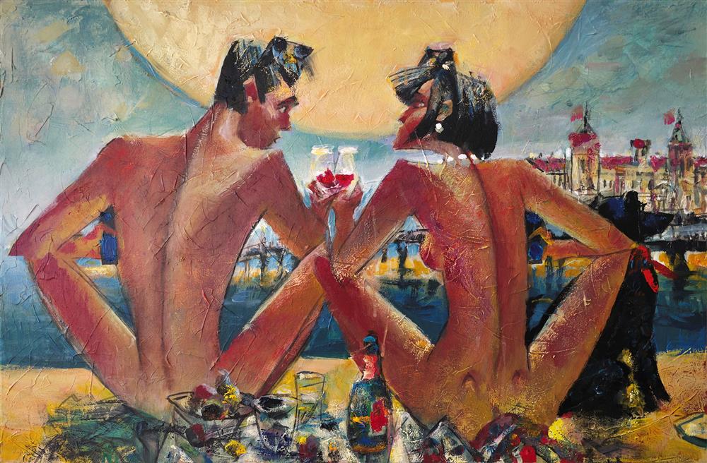 Andrei Protsouk - 'Favourite Spot' - Framed Original Artwork