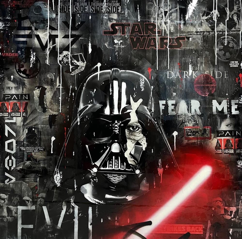 Add Subtract- 'Fear Me' - Framed Original Art