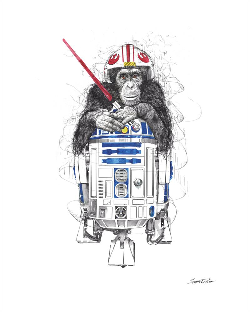 Scott Tetlow - 'Feel The Force' - Miniature - Framed Limited Edition