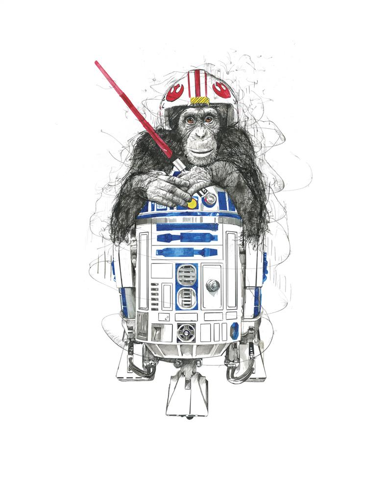 Scott Tetlow - 'Feel The Force' - Framed Original Art