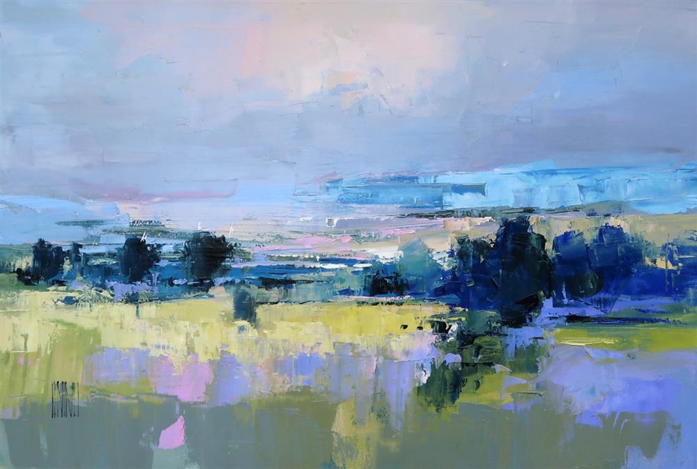 Hervé Lenouvel  'Field Under The Mist' - Framed Original Artwork