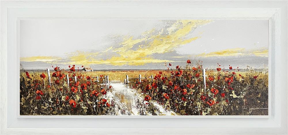 John Horsewell - 'Fields After Rain' - Framed Original Artwork
