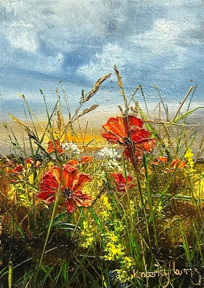 Kimberley Harris - 'Fields Of Flame' - Framed Original Artwork