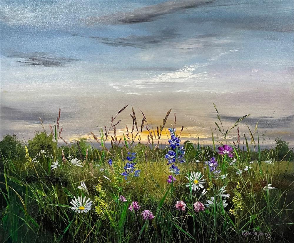 Kimberley Harris - 'Fields Of Quiet Grace' - Framed Original Artwork