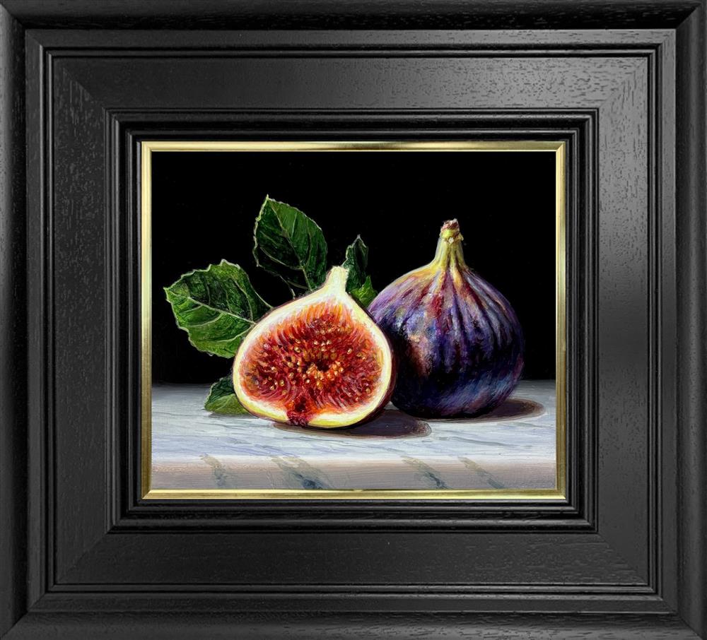 Tony Owens - 'Figs And Leaf' - Framed Original Artwork