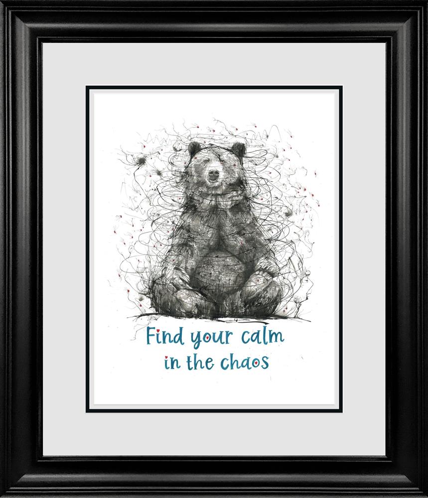 Scott Tetlow - 'Find Your Calm In The Chaos' - Framed Original Art