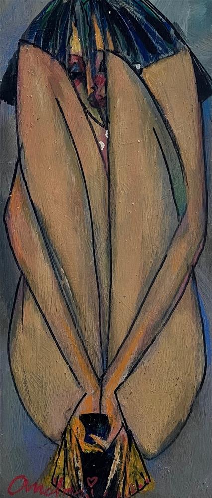 Andrei Protsouk - 'Finger Tips' - Framed Original Art