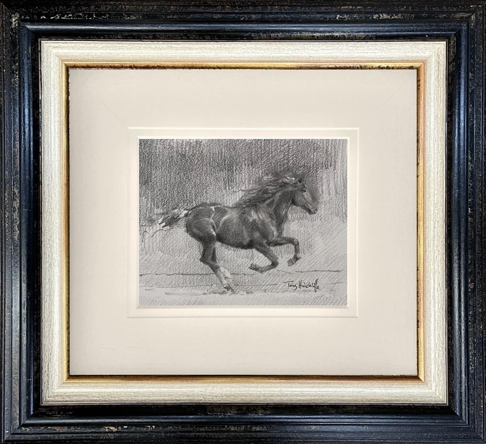 Tony Hinchliffe - 'Fire Horse - Study' - Framed Original Artwork