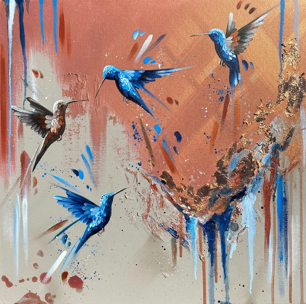 Mellisuga- 'First Dawn II' - Framed Original Artwork