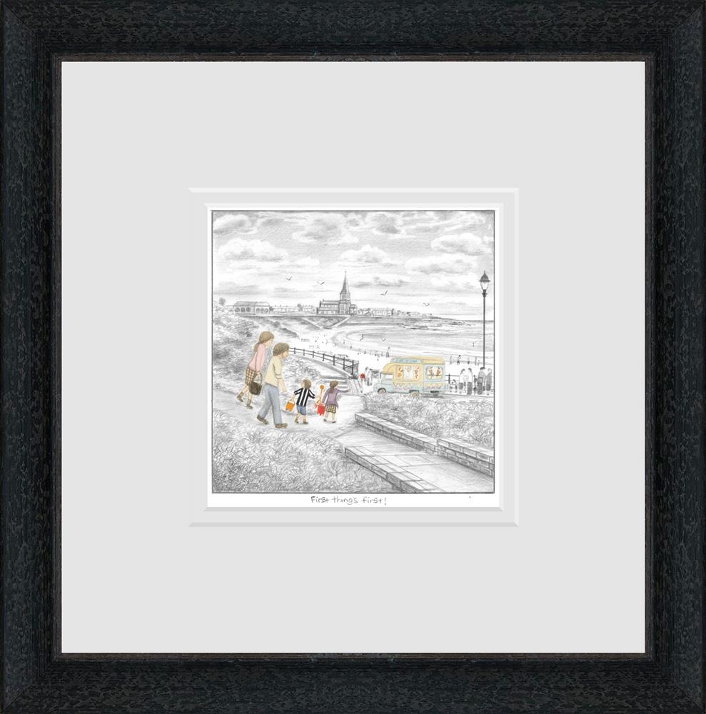 Leigh Lambert - 'First Things First' - Sketch' - Framed Limited Edition