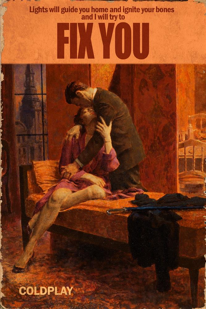 Linda Charles - 'Fix You' - Framed Original Artwork