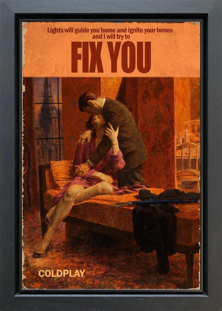 Linda Charles - 'Fix You' - Framed Original Artwork