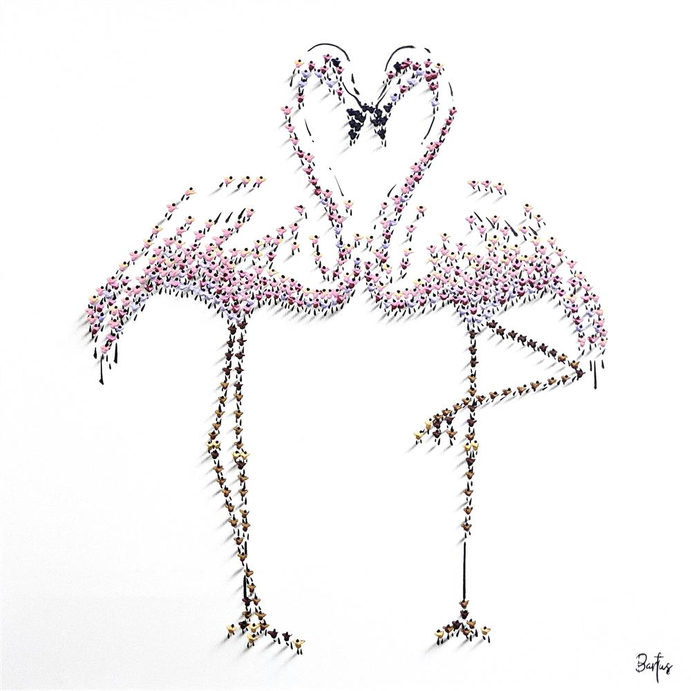 Francisco Bartus -  'Flamboyant Love' - Framed Original Artwork