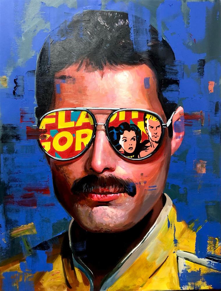 Zinsky - 'Flash Freddie' - Framed Original Artwork