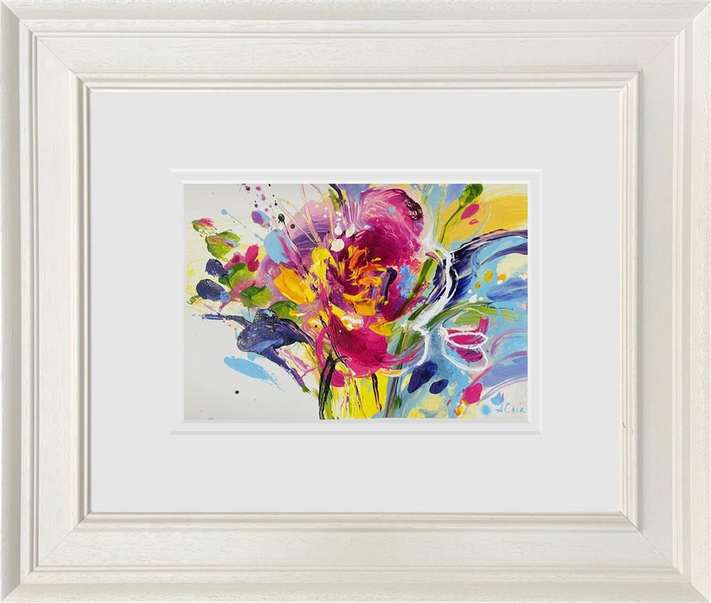 Anna Cher - 'Floral Sketchbook - Study II' - Framed Original Artwork