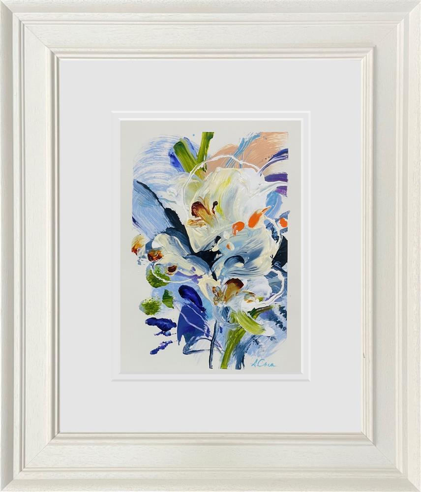 Anna Cher - 'Floral Sketchbook - Study IV' - Framed Original Artwork