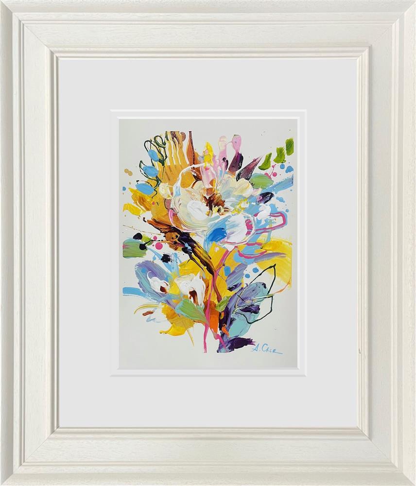 Anna Cher - 'Floral Sketchbook - Study IX' - Framed Original Artwork