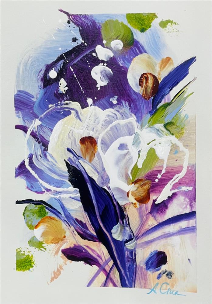 Anna Cher - 'Floral Sketchbook - Study VI' - Framed Original Artwork