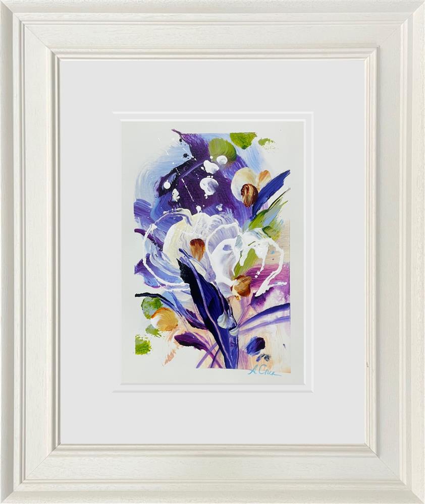 Anna Cher - 'Floral Sketchbook - Study VI' - Framed Original Artwork