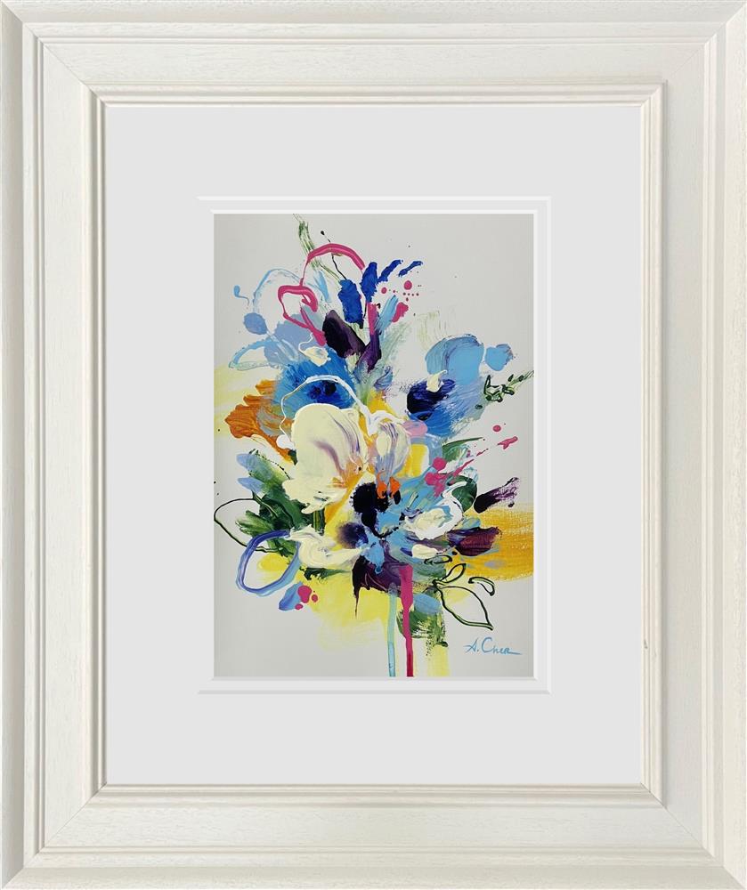Anna Cher - 'Floral Sketchbook - Study XIII' - Framed Original Artwork