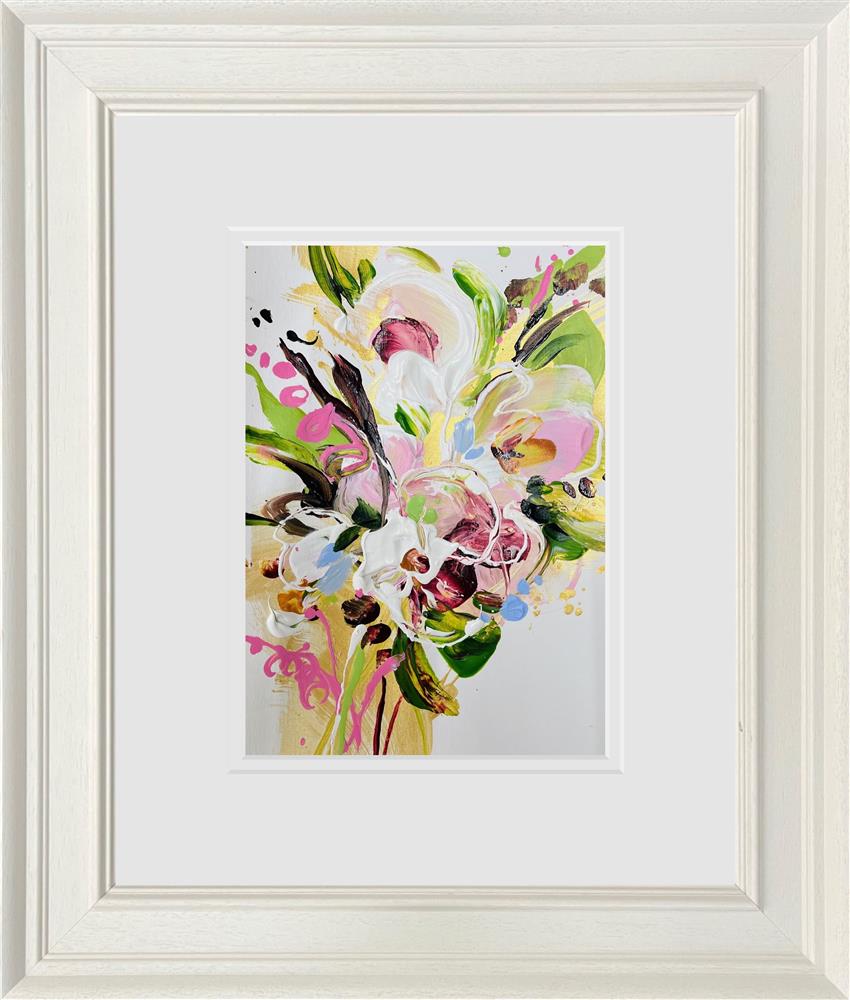 Anna Cher - 'Floral Sketchbook - Study XIX' - Framed Original Artwork
