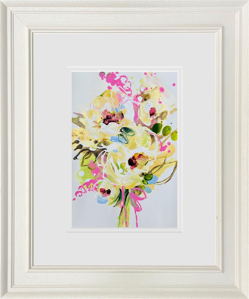Anna Cher - 'Floral Sketchbook - Study XVII' - Framed Original Artwork
