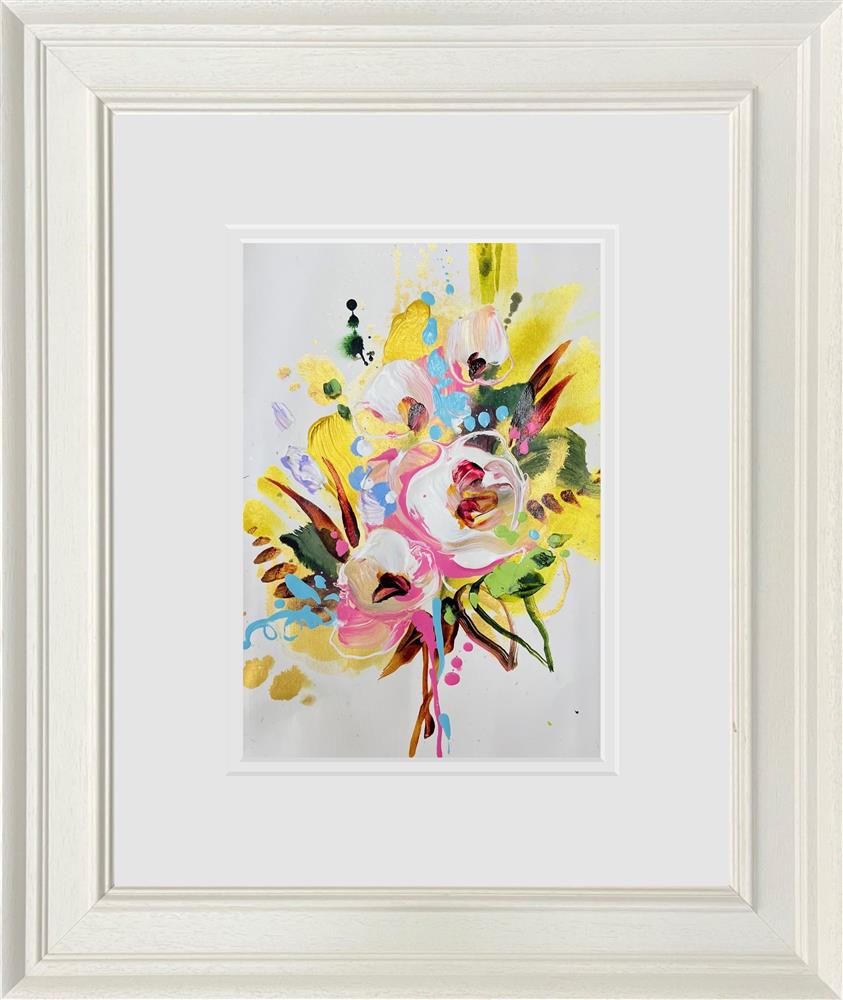 Anna Cher - 'Floral Sketchbook - Study XVIII' - Framed Original Artwork