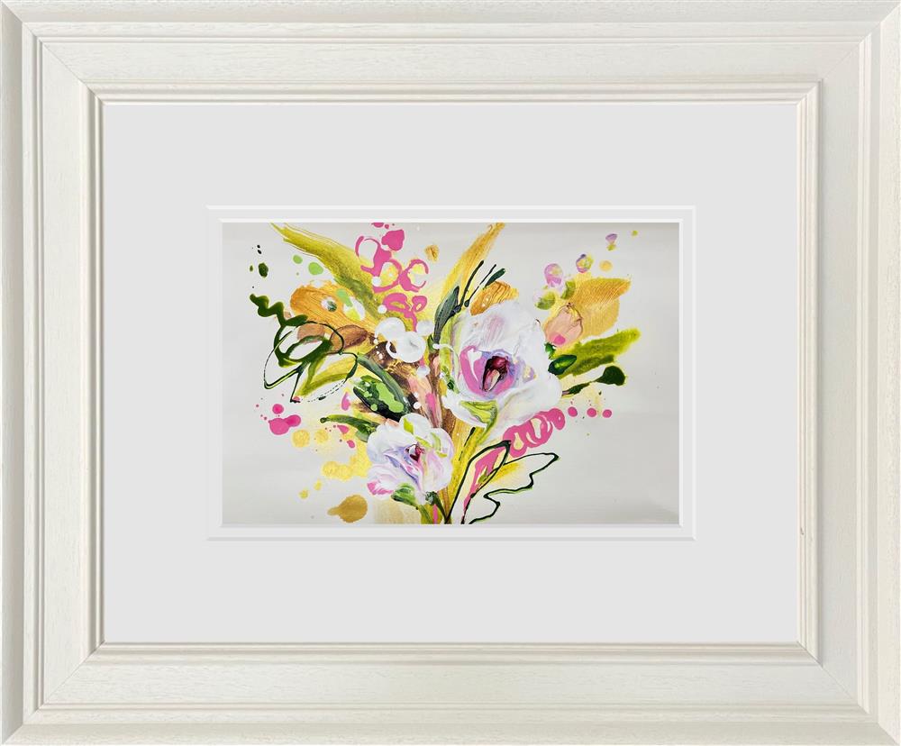 Anna Cher - 'Floral Sketchbook - Study XX' - Framed Original Artwork