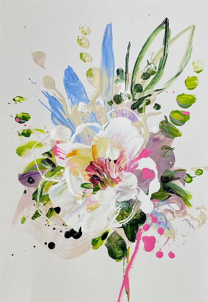 Anna Cher - 'Floral Sketchbook - Study XXIII' - Framed Original Artwork